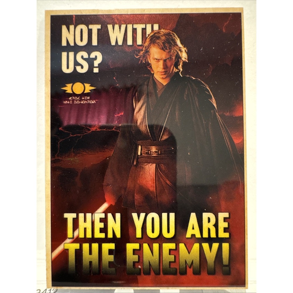 2015 Topps Star Wars Chrome Perspectives Sith Propaganda Anakin Skywalker #10
